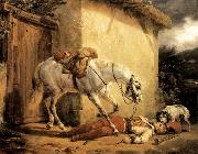 Claude-joseph Vernet The Wounded Trumpeter oil
